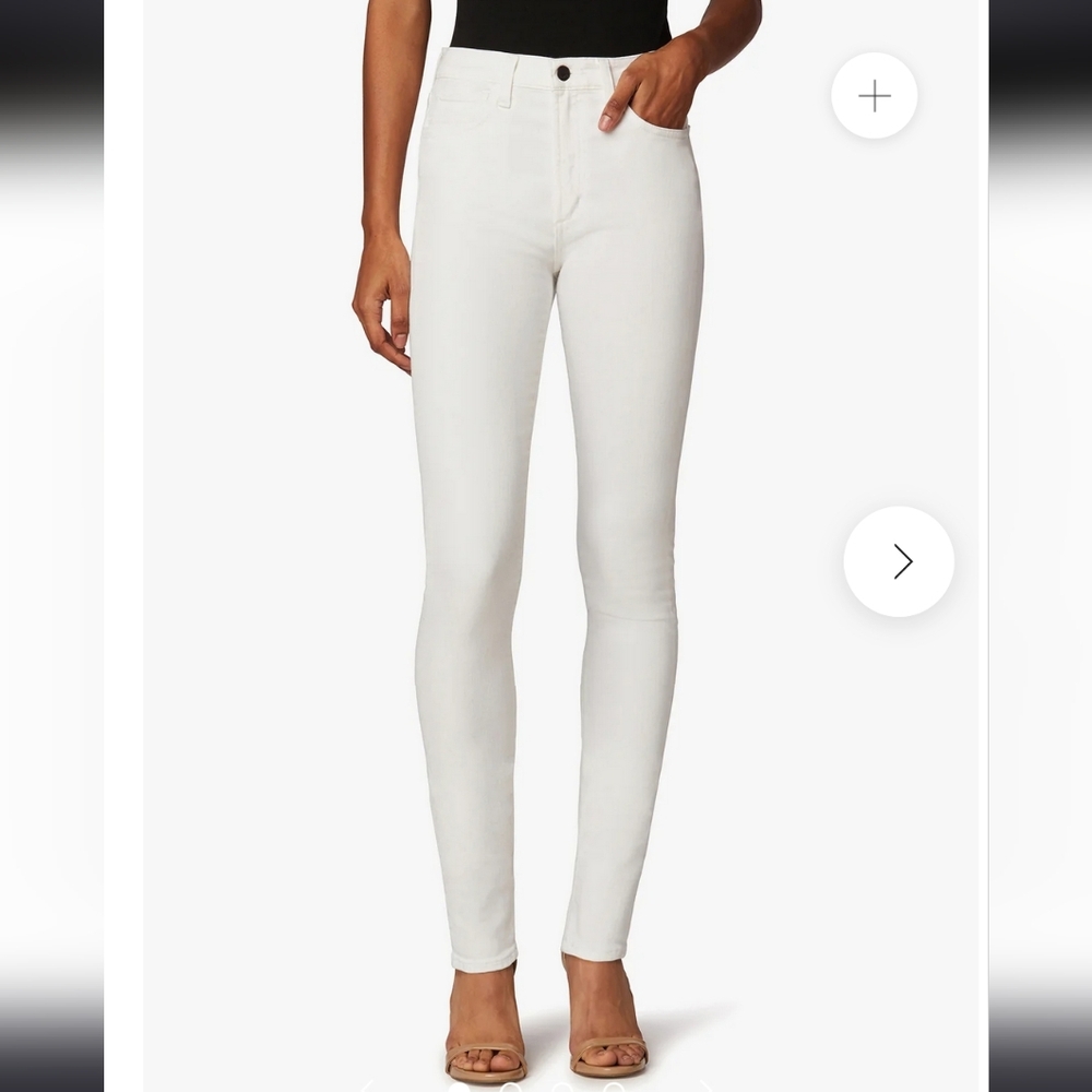 Joe's Jeans White Skinny Denim with Sleek Fit
